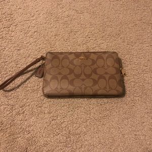 Coach Double Zip Wallet